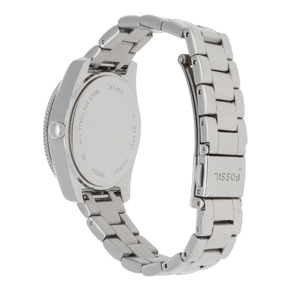Reloj Fossil para dama en acero inoxidable.