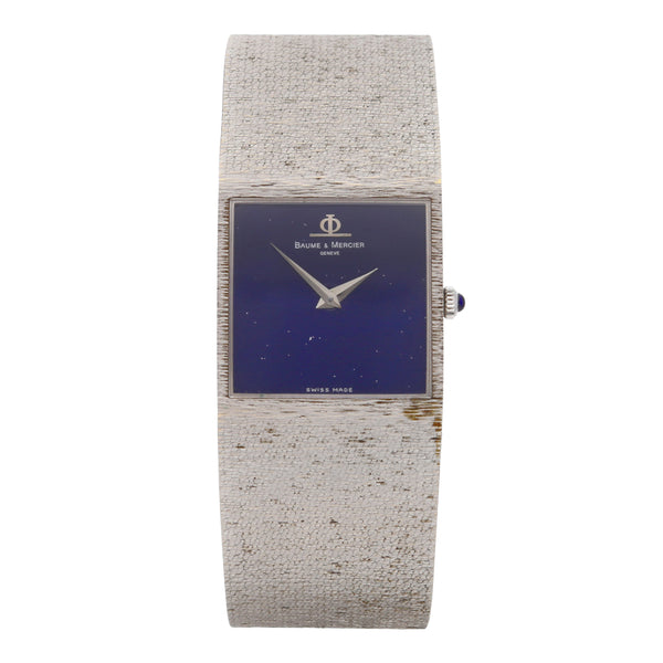 Reloj Baume & Mercier para caballero/unisex en oro blanco 18 kilates.