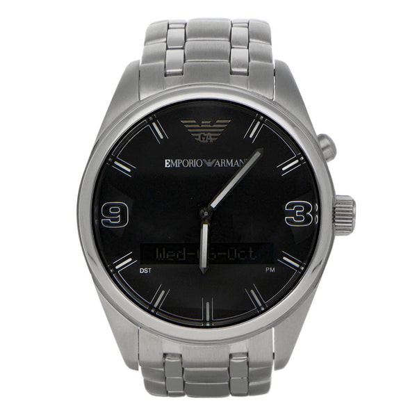 Reloj Emporio Armani para caballero en acero inoxidable.