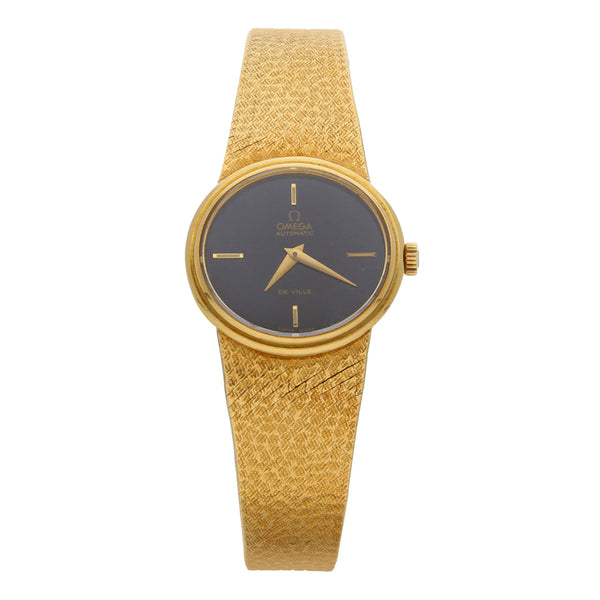 Reloj Omega para dama modelo De Ville en oro amarillo 18 kilates.