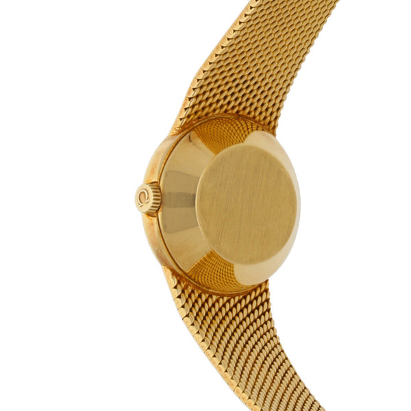 Reloj Omega para dama modelo De Ville en oro amarillo 18 kilates.