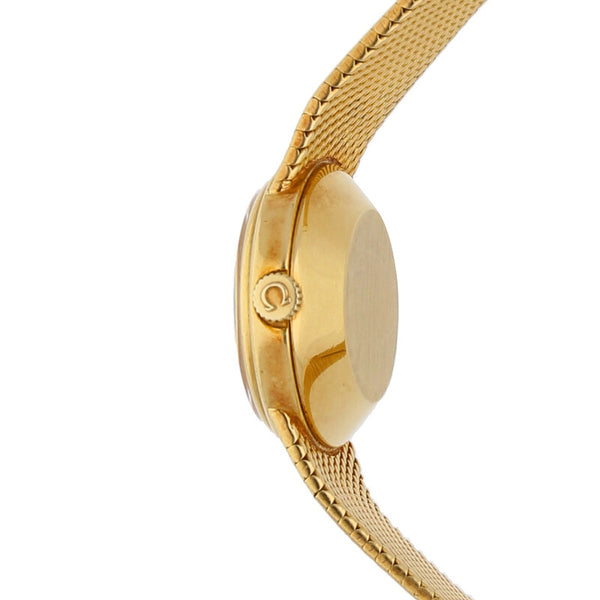 Reloj Omega para dama modelo De Ville en oro amarillo 18 kilates.