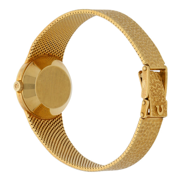 Reloj Omega para dama modelo De Ville en oro amarillo 18 kilates.