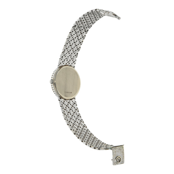 Reloj Certina para dama en oro blanco 18 kilates.