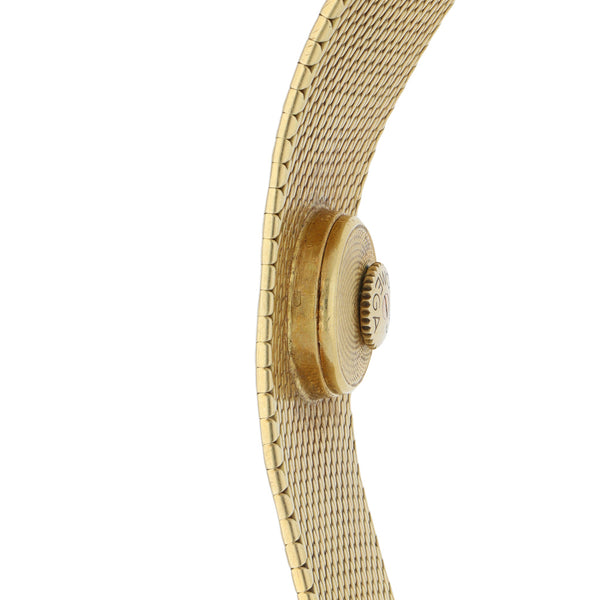 Reloj Omega para dama en oro amarillo 18 kilates.