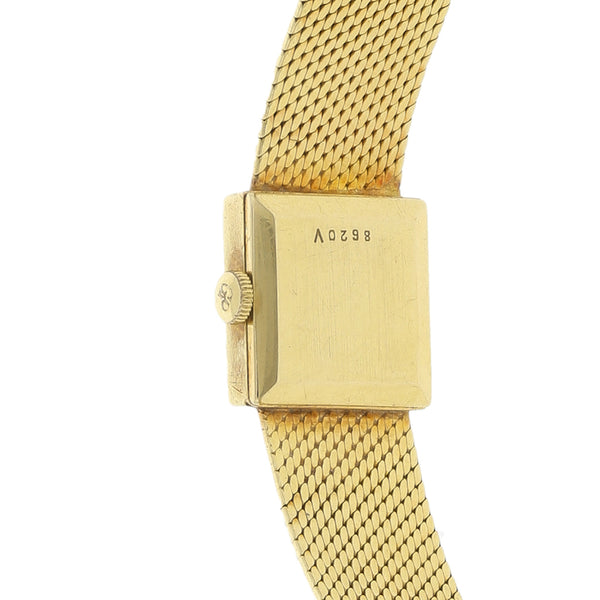 Reloj Girard Perregaux para dama en oro amarillo 18 kilates.