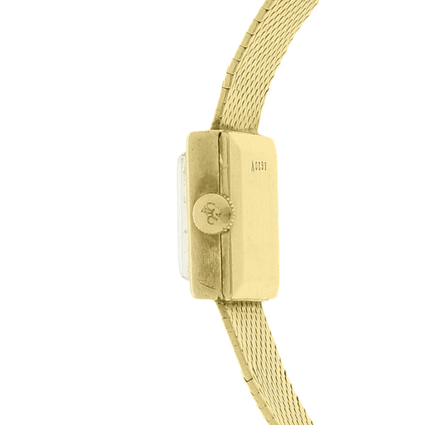 Reloj Girard Perregaux para dama en oro amarillo 18 kilates.