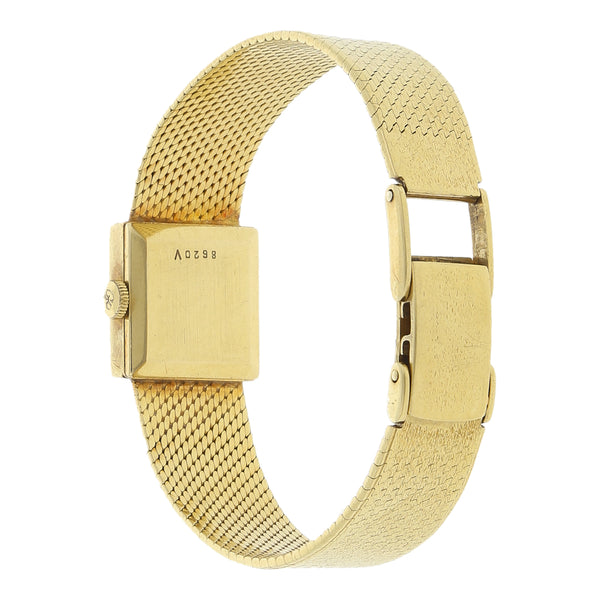 Reloj Girard Perregaux para dama en oro amarillo 18 kilates.