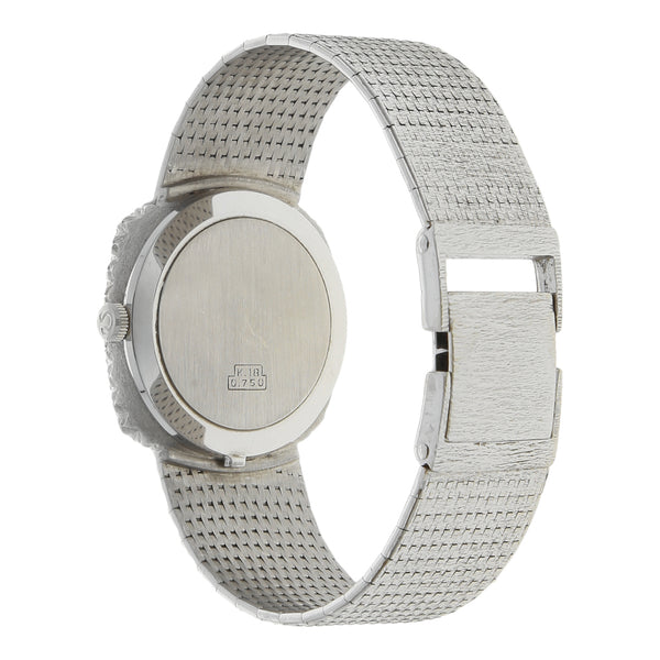 Reloj Omega para dama/unisex en oro blanco 18 kilates.