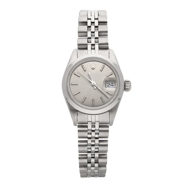 Reloj Rolex para dama modelo Oyster Perpetual Date.