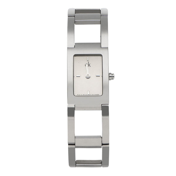 Reloj Calvin Klein para dama en acero inoxidable.