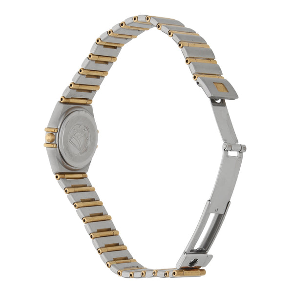 Reloj Omega para dama modelo Constellation vistas oro amarillo 18 kilates.