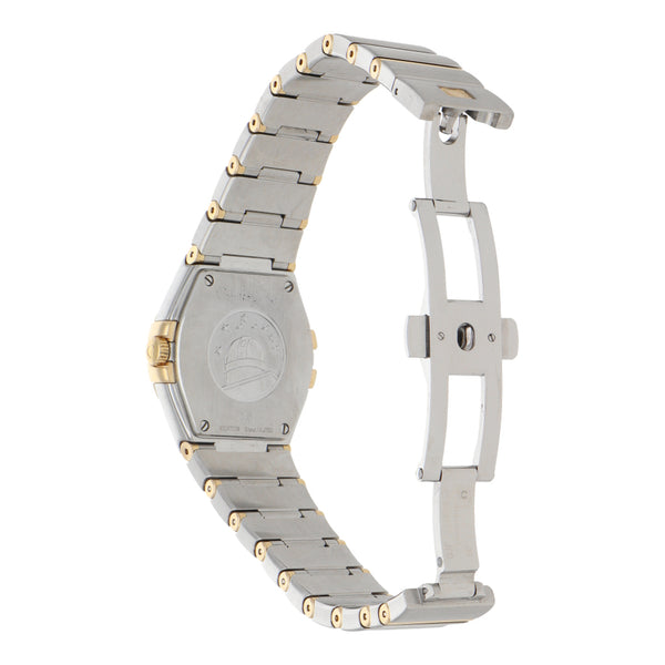 Reloj Omega para dama modelo Constellation vistas en oro amarillo 18 kilates.