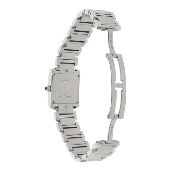 Reloj Cartier para dama modelo Tank Francaise.