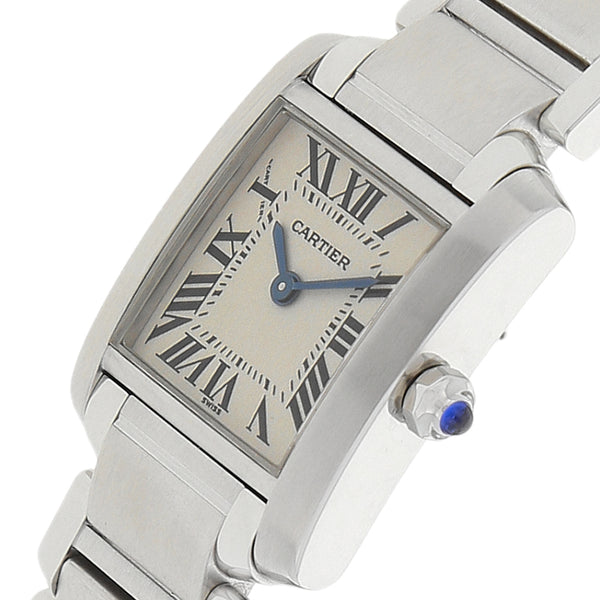 Reloj Cartier para dama modelo Tank Francaise.