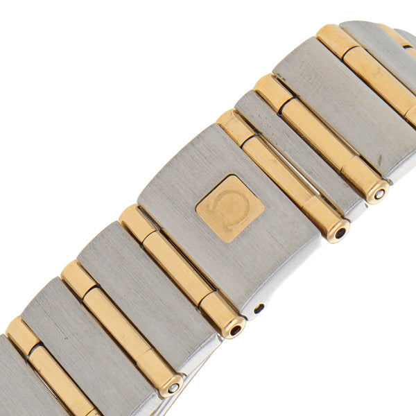 Reloj Omega para dama modelo Constellation vistas en oro amarillo 18 kilates.