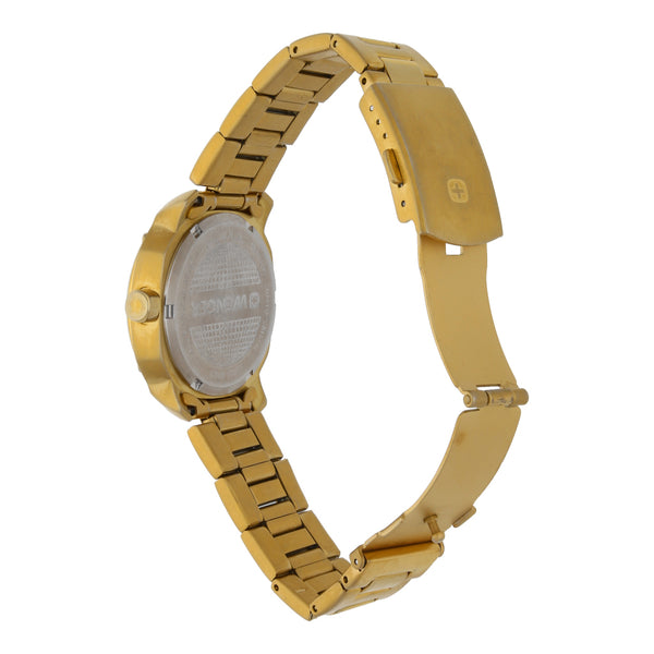 Reloj Wenger para dama unisex en acero chapa.