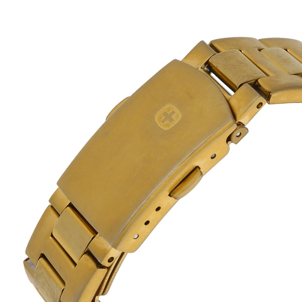 Reloj Wenger para dama unisex en acero chapa.