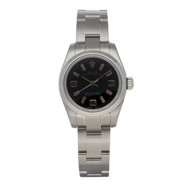 Reloj Rolex para dama modelo Oyster Perpetual.