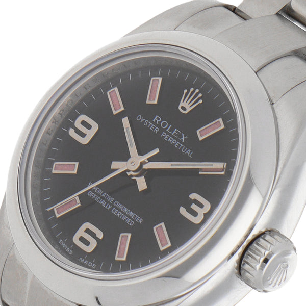 Reloj Rolex para dama modelo Oyster Perpetual.