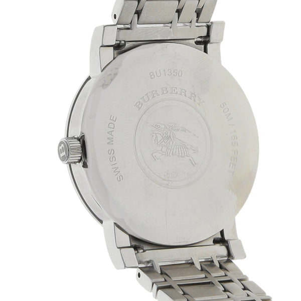 Reloj Burberry para caballero en acero inoxidable.