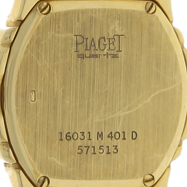 Reloj Piaget para dama modelo Tanagra en oro amarillo 18 kilates.