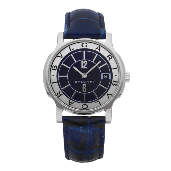 Reloj Bvlgari para dama/unisex modelo Solotempo.