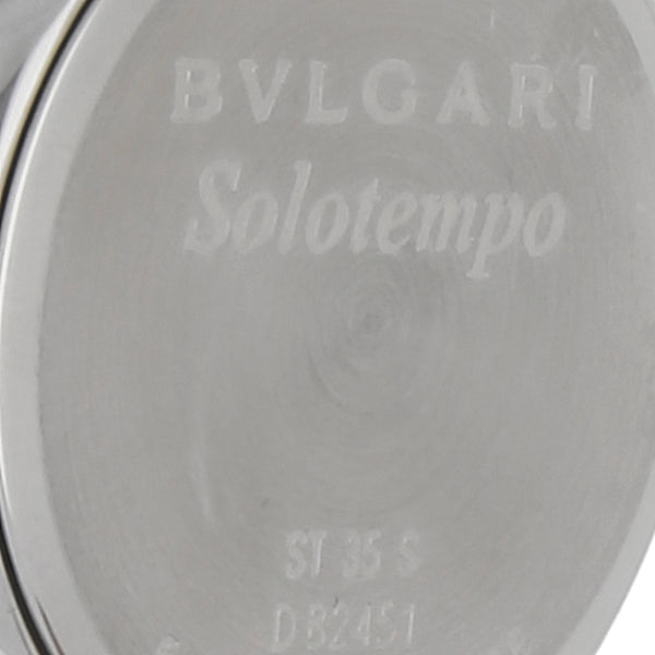 Reloj Bvlgari para dama/unisex modelo Solotempo.