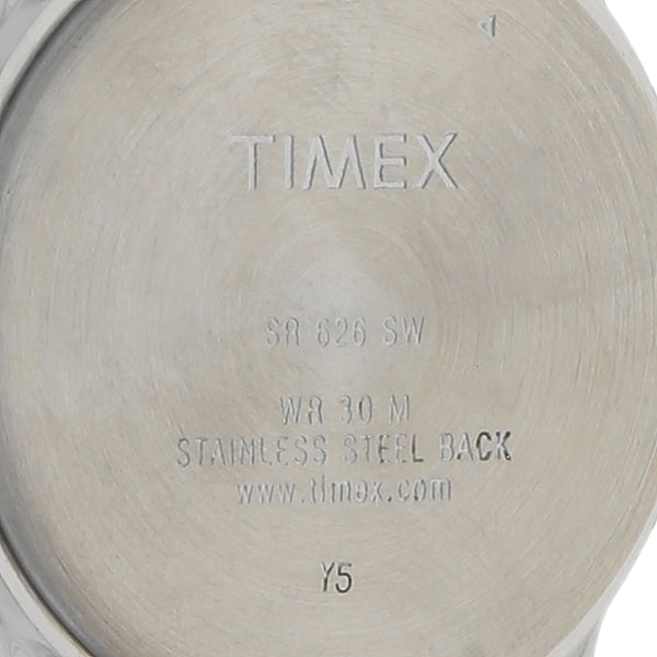 Reloj Timex para dama/unisex en acero inoxidable pulso piel.