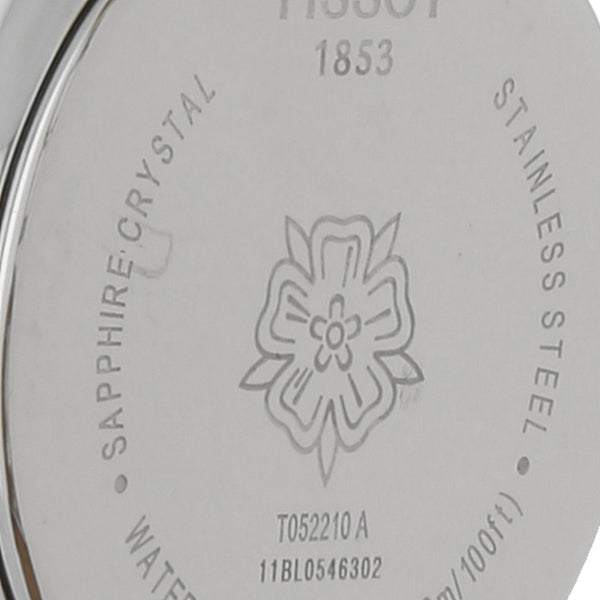 Reloj Tissot para dama/unisex en acero vistas chapa pulso piel.
