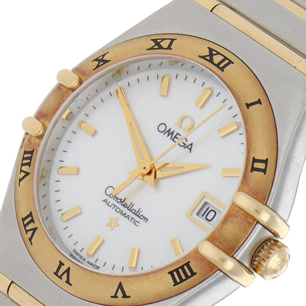 Reloj Omega para dama modelo Constellation vistas en oro amarillo 18 kilates.