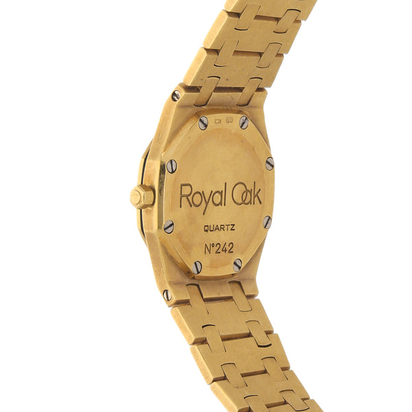 Reloj Audermars Piguet para dama modelo Royal Oak Lady en oro amarillo 18 kilates.