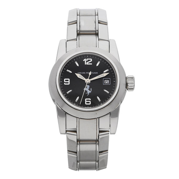 Reloj Girard Perregaux para dama en acero inoxidable.