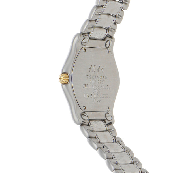 Reloj Ebel para dama modelo 1911 bisel en oro amarillo 18 kilates.