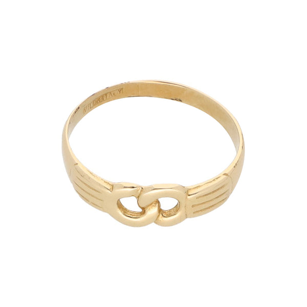 Anillo calado en oro amarillo 14 kilates.