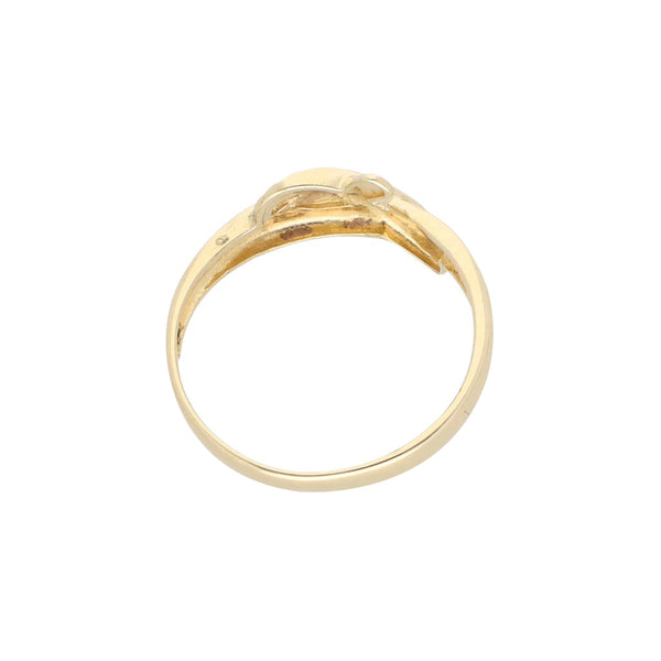 Anillo diseño especial en oro amarillo 14 kilates.