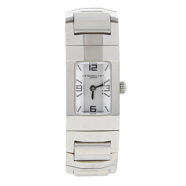 Reloj A. Dunhill London para dama en acero inoxidable.