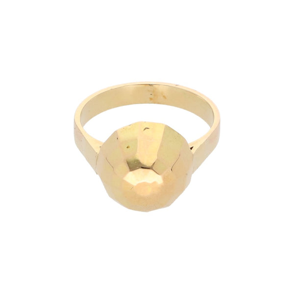 Anillo diseño especial en oro amarillo 14 kilates.