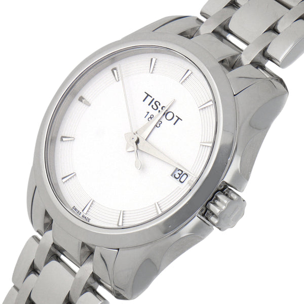 Reloj Tissot para dama en acero inoxidable.