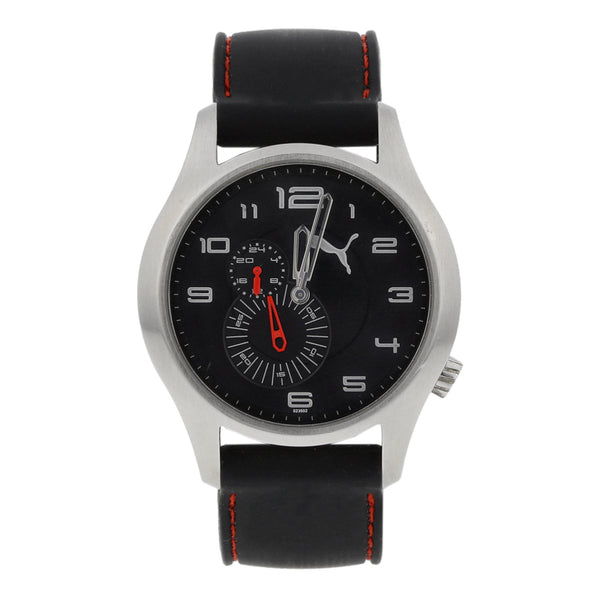 Reloj Puma para caballero caja en acero inoxidable correa silicona.