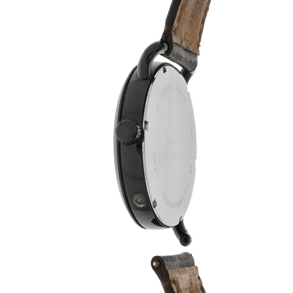 Reloj Fossil para caballero en acero esmalte correa piel.