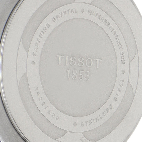 Reloj Tissot para dama en acero inoxidable.