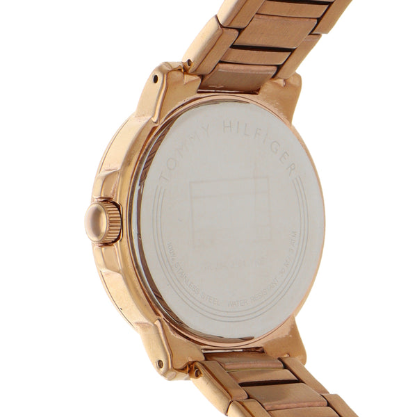 Reloj Tommy Hilfiger para dama/unisex en acero chapa.