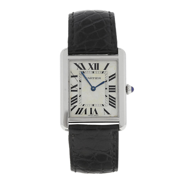 Reloj Cartier para caballero modelo Tank Solo.