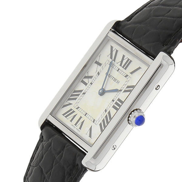 Reloj Cartier para caballero modelo Tank Solo.