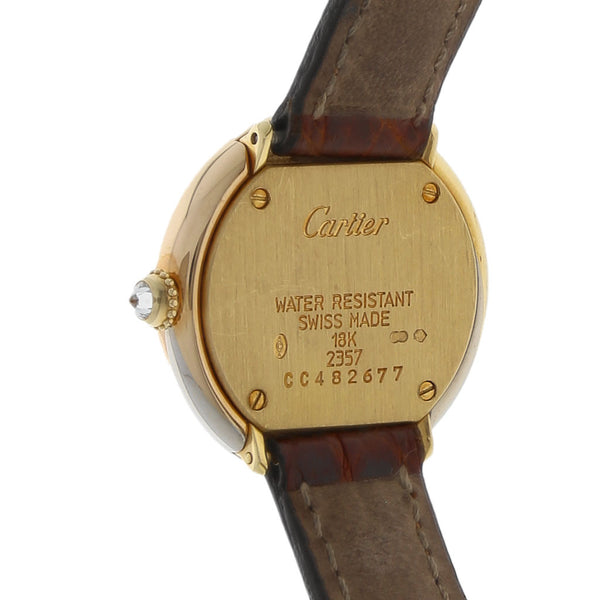 Reloj Cartier para dama modelo Trinity caja en oro tres tonos 18 kilates.