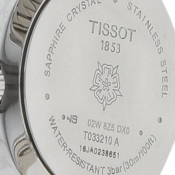 Reloj Tissot para dama en acero inoxidable.