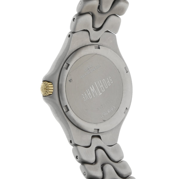 Reloj Ebel para caballero modelo Sport Wave vistas oro amarillo 18 kilates.