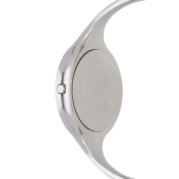 Reloj Calvin Klein para dama en acero inoxidable.