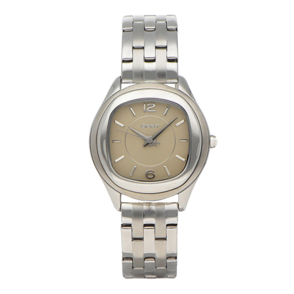 Reloj DKNY para dama en acero inoxidable.